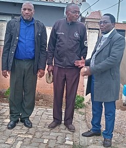 Bishop L. L Mokoena, Bishop M.K Keele &  Rev T.J Keele