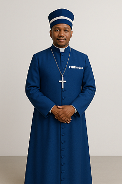 Royal blue Bishops Cassock