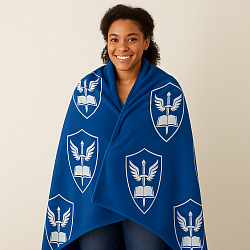 Winter Royal blue Blanket